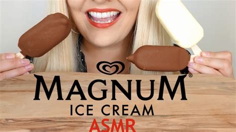 Magnum Ice Cream Bar Asmr Eating Sounds No Talking Youtube