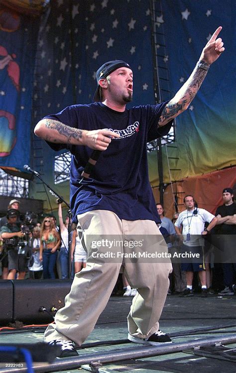 Fred Durst Of Limp Bizkit At The 1999 Woodstock Festival Held At