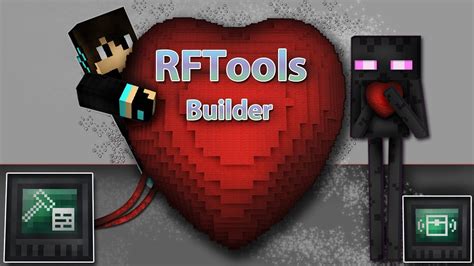 Minecraft RFTools Utility Builder Quarry Aufbauen Und Storage