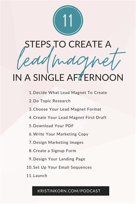 Ep How To Create A Lead Magnet In A Single Afternoon By Kristin