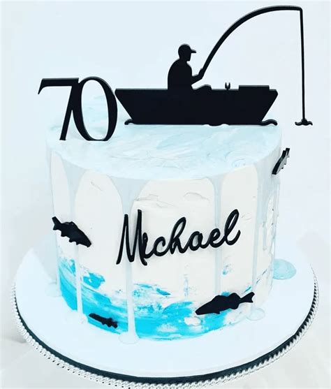 Fishing Cake Design Images Fishing Birthday Cake Ideas Fishing Theme