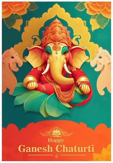 The Lord Ganpati Background For Ganesh Chaturthi Festival Of India