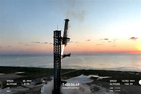 Spacex ‘catches Giant Starship Rocket Booster In Fifth Flight Test