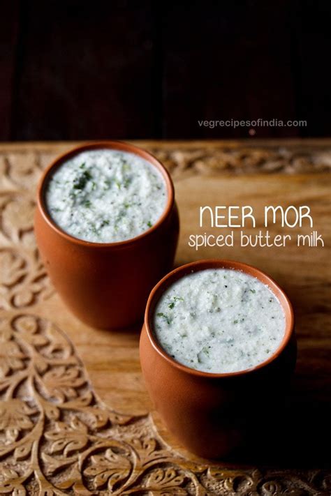 Neer Mor Recipe How To Make Neer Moru Spiced Buttermilk Neer Majjige