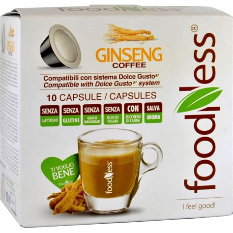 Foodness Dolce Gusto Caffè Ginseng In Capsule Conf 10 Cialde