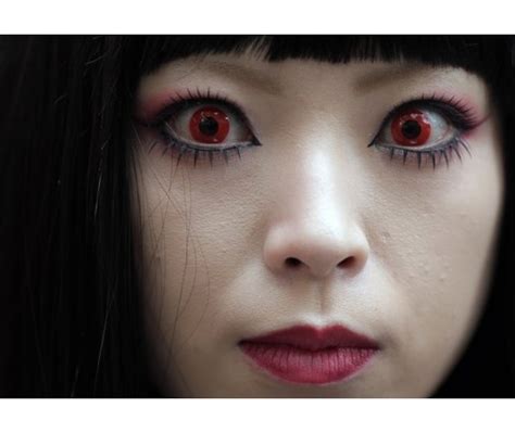 Gothic Red Vampire Halloween Contact Lenses 89997