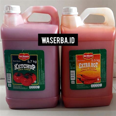Jual Del Monte Saus Tomat Chili Sauce Extra Hot Kemasan Jirigen Shopee Indonesia