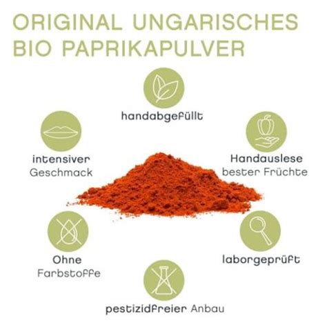 Paprika edelsüß BIO ungarisch 250g Pfefferdieb Kaffee Tee