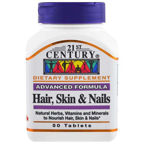 St Century Hair Skin Nails Advanced Formula Tablets Iherb