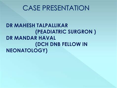 Congenital Cystic Adenomatoid Malformation Ppt