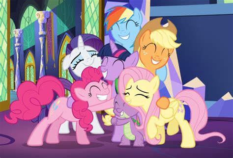 Safe Screencap Applejack Fluttershy Pinkie Pie Rainbow