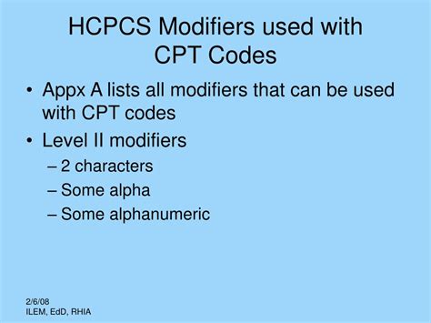 Examples Of Cpt Codes With Modifiers