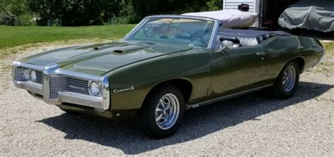 1969 Pontiac Lemans Custom S Convertible Classic Pontiac Le Mans 1969