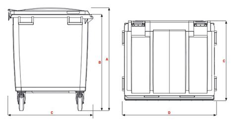 Conteneur 1000 Litres Sulo 4 Roues