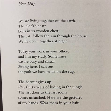 Poetryisnotaluxury On Instagram Year Day By Jane Kenyon Tuesday