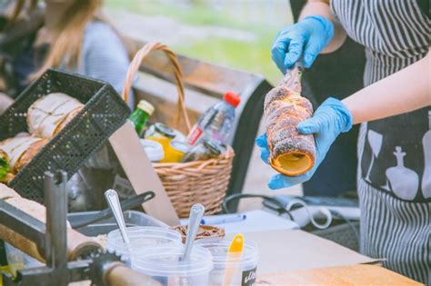 Premium Photo Trdelnik Or Trdlo Traditional Czech Fast Food