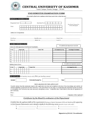 Fillable Online Form Shall Be Filled By The Candidate In Block Letters