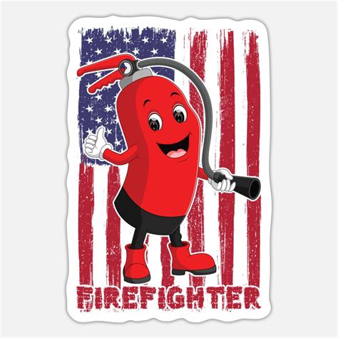 Fire Extinguisher Humor Stickers Unique Designs Spreadshirt