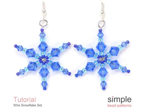 Snowflake Bead Craft Instructions Simple Bead Patterns