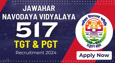 Jawahar Navodaya Vidyalaya 515 TGT PGT Recruitment 2024