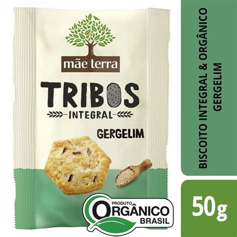 Biscoito Integral Org Nico Gergelim Tribos M E Terra G Panvel Farm Cias