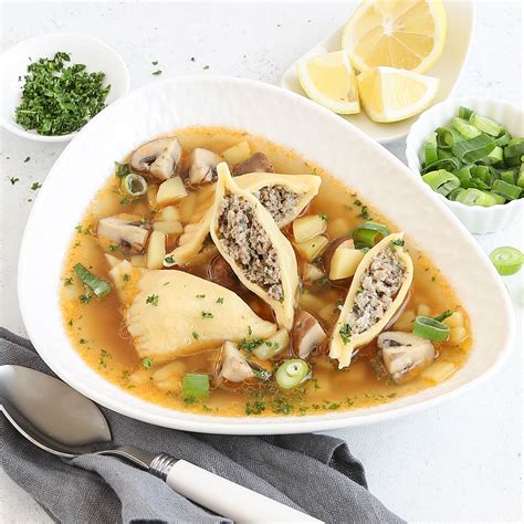 Maultaschen Suppe Mit Putenhackfleischf Llung We Love Gefl Gel