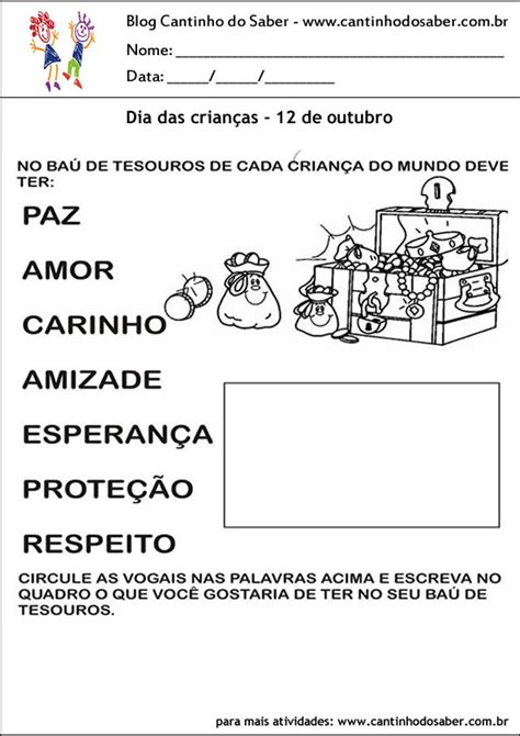 Arquivos Dia Das Crian As P Gina De Atividades Para A Educa O