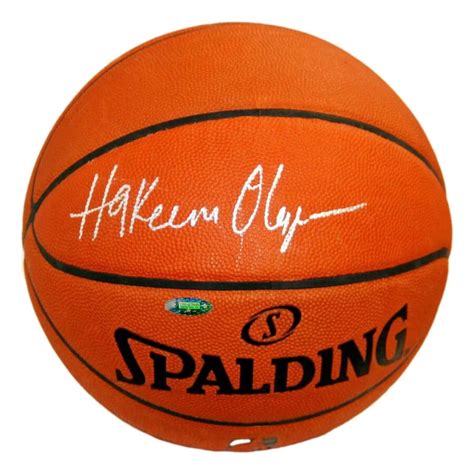 HAKEEM OLAJUWON Autographed NBA Basketball Walmart