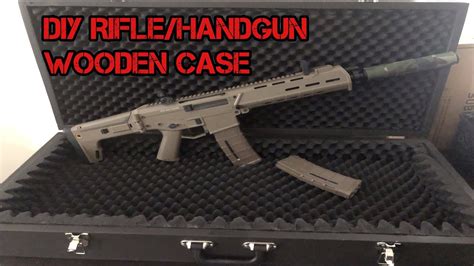 Diy Wood Gun Case For Rifle Or Handgun Gel Blaster Youtube