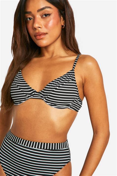 Underwire Bikinis Underwire Swimwear Boohoo Uk