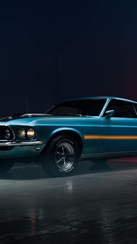 1969 Mustang Mach 1 4k Wallpaper