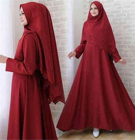 Baju Merah Maroon Cocok Pake Jilbab Warna Apa