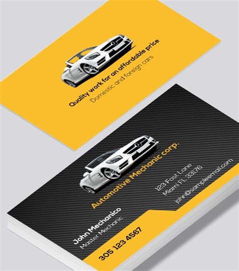 Automotive Business Cards - Hans Info