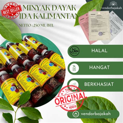 Jual MINYAK URUT DAYAK IBU IDA 100 ORIGINAL KALIMANTAN AGEN TERMURAH