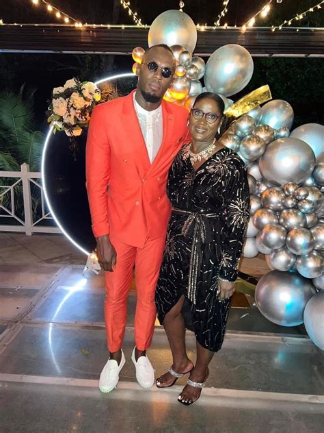 Track Legend Usain Bolt And His Beautiful Mother Jennifer In 2022