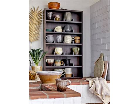 The Thessa Shelf By Bloomingville Is Made Of Pinewood Stained In A