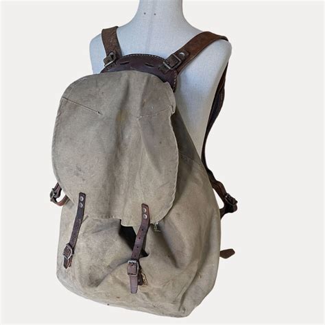 Vintage Swedish Army M Military Bergen Backpack Rucksack Etsy