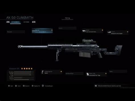 Modern Warfare All Ax Sniper Customization And Attachments