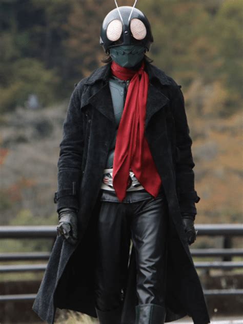 Shin Kamen Rider Takeshi Hongo Black Coat Just American Jackets