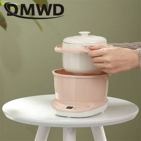 DMWD электрическая Мультиварка 0.8л керамическая кастрюля для тушения ...