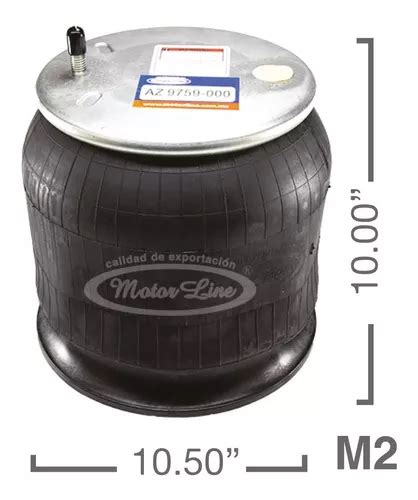 Bolsa De Aire Suspensión Para Freightliner M2 Az 9759 000