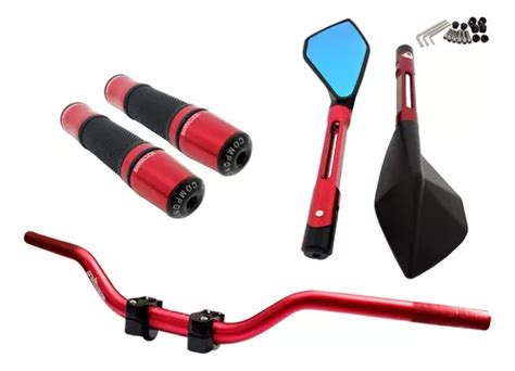 Guid O Naked Retrovisor Moto Manopla Esportivo Varias Cores Parcelamento Sem Juros