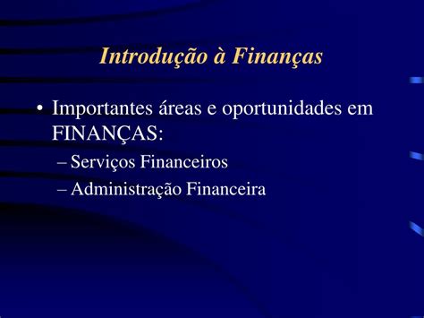 PPT Introdução à Finanças PowerPoint Presentation free download ID