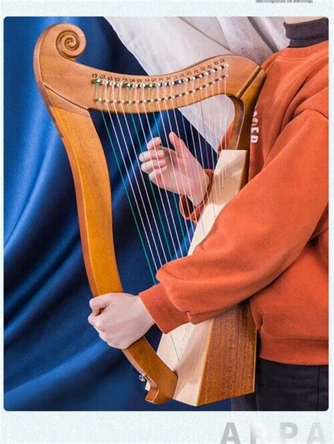 19 String Lyre Piano Solid Wooden High Quality Lyre Harp Stringed