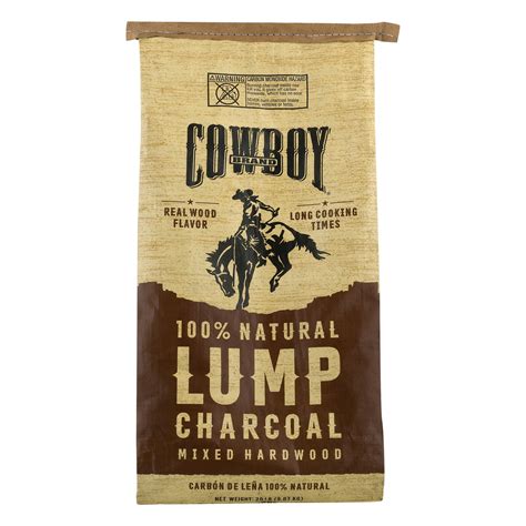 Buy Cowboy Lb All Natural Long Lasting Hardwood Lump Charcoal Online