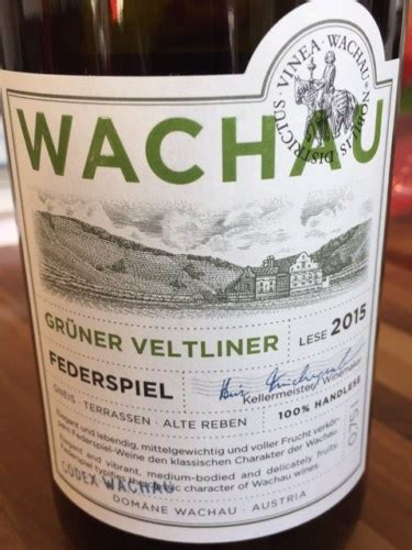 Dom Ne Wachau Federspiel Gr Ner Veltliner Vivino Us