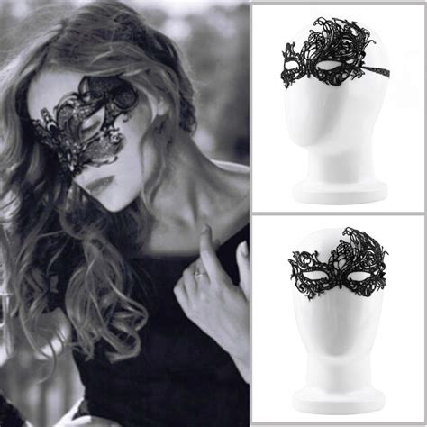 New Wholesale Women Black Halloween Masquerade Sexy Lady Lace Mask