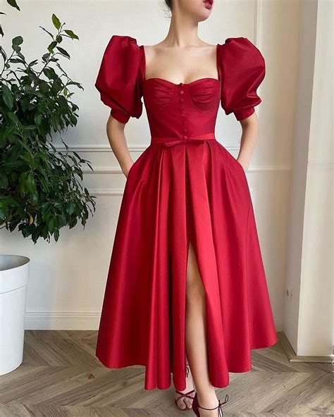 Vintage Red Prom Dress