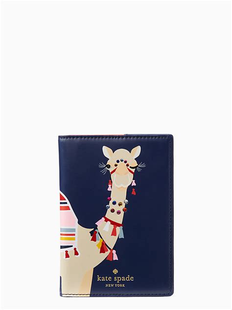 Kate Spade New York Spice Things Up Camel Travel Passport Holder Case