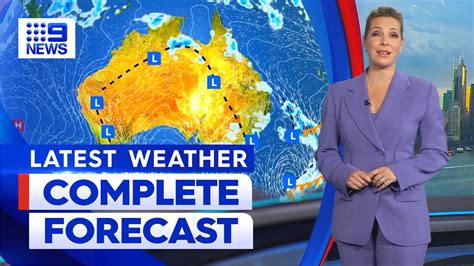 Australia Weather Update Showers Expected For Most Parts Of The East Coast 9 News Australia